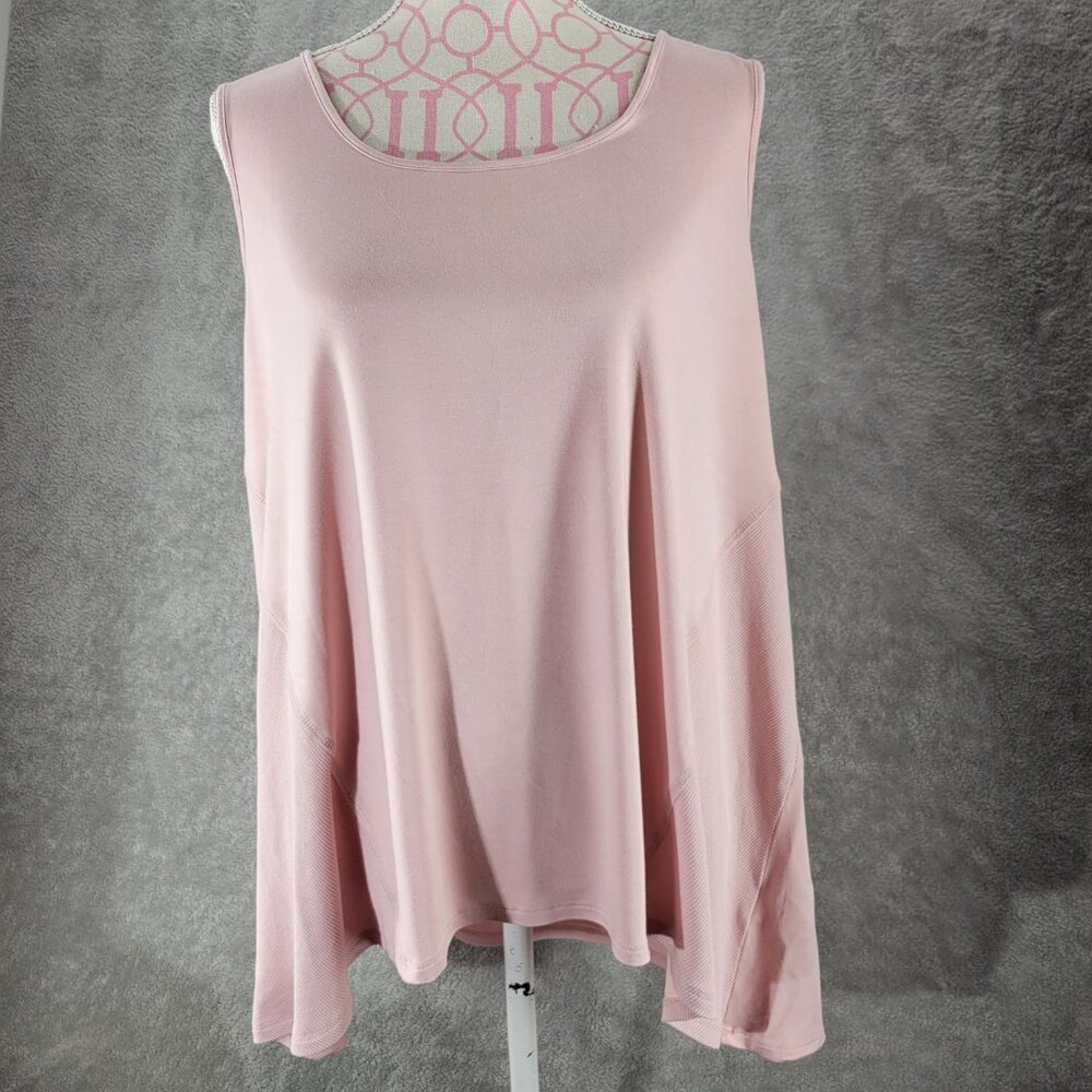 Sunday Pink Tank Top--Women's 2X *EUC*